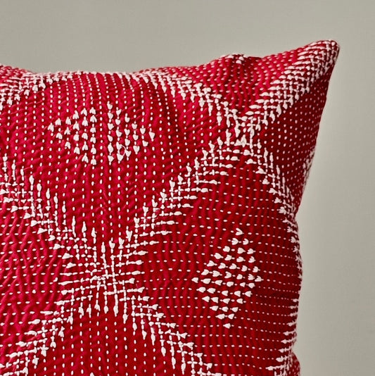 TKC001- 07 (4 Mane Katti) 16''X16'' red