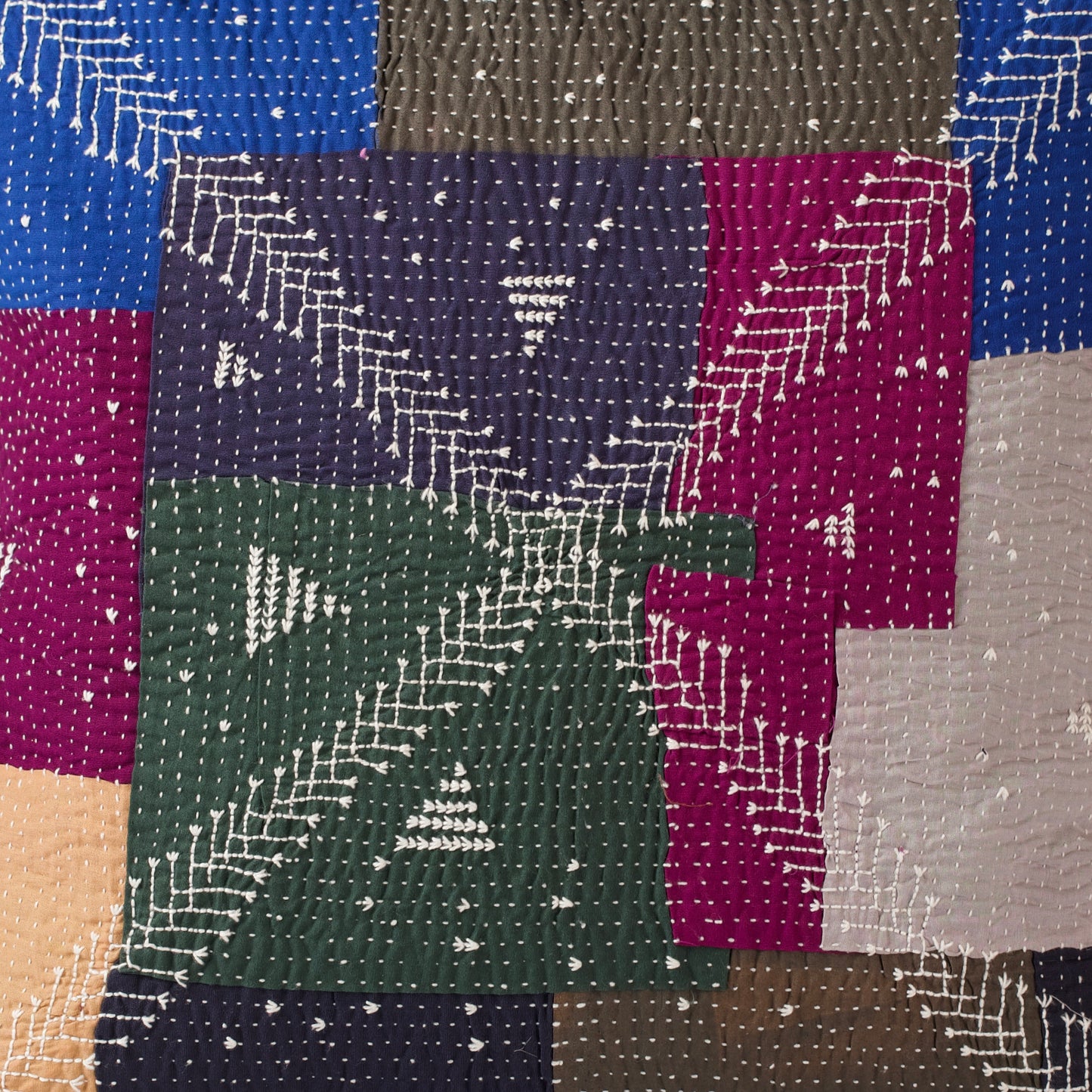 TKC003 - 01 PATCHWORK CUSHION COVER (L) (Mooli) 16"