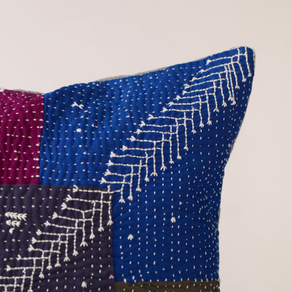 TKC003 - 01 PATCHWORK CUSHION COVER (L) (Mooli) 16"